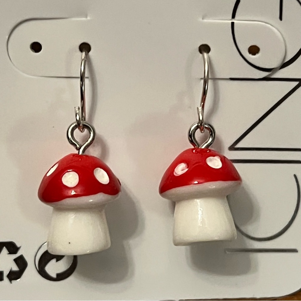🆕 Mushroom 🍄 Earrings‎